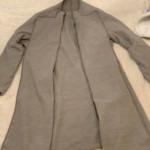 Oversized cloth trench coat